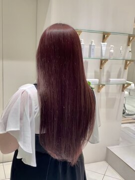 ザックギンザ(ZACC ginza) ピンクブラウン/髪質改善トリートメント/ロング