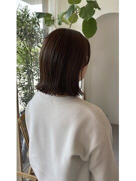 ゴカン(Gokan) ハイライトで抜け感たっぷりタッセルボブ