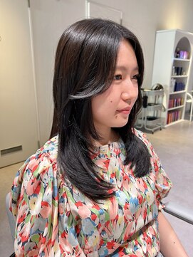 アム(amu) 顔まわりレイヤー/ザクザクレイヤー/ワンカールレイヤー/ロング