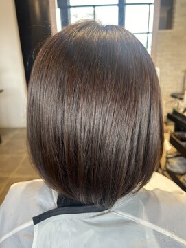 アフェイス(Aface) カット+プレミアム艶カラー+髪質改善トリートメント30代40代50代