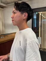 アトリエ(atelier.)&nbsp;アップバング　メンズショート　メンズカット　20代30代