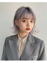 エヌプラス(N+)&nbsp;ホワイトグレージュミニウルフチェリーブラウンデジタルパーマ