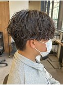 シャドウパーマメンズカットスパイラルパーマツイスパ波巻き