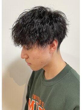 ハピネスフィール 宇治店(Happiness FEEL) ツイストスパイラル波巻きマッシュパーマ前髪パーマ