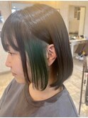 イヤリングカラー ディープグリーン♪