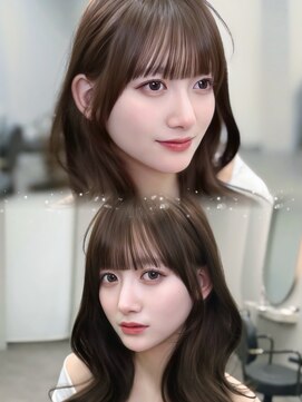 リッカ(LICCA) 【Rina】小顔に見える前髪カット/シースルーぱっつん/横髪