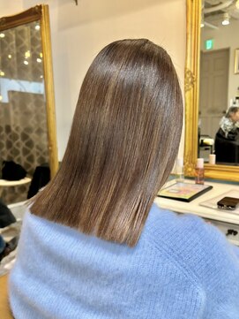 ロンドアベニール 北千住(Lond avenir) ウェーブミディアム似合わせカットメルティカラー縮毛矯正北千住