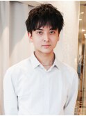 メンズシャギーショート