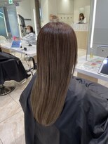 ケンジ 平塚 アネッタ(KENJE annetta) 艶髪ストレート　髪質改善カラー　髪質改善トリートメント
