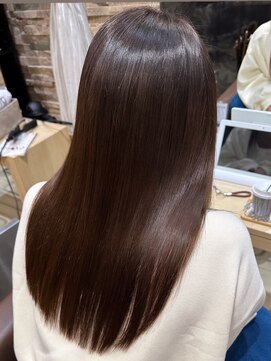 ブレンドバイハピネス(Blend by happiness) 髪質改善トリートメントストレートロングレイヤー20代30代40代