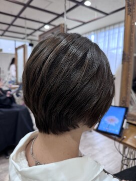 ラボヌールヘアーノーブル 新越谷店(La Bonheur hair noble) くびれショート/極上髪質改善【美髪】【イメチェン】