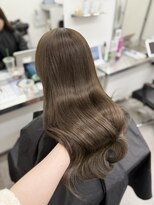 アオ(ao.)&nbsp;オリーブグレージュ/ブリーチなしダブルカラー/美髪