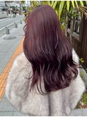 学割U24/フェイスフレーミング/ワインレッド/チェリーレッド
