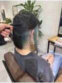 『 インナーカラー×エメラルドグリーン 』