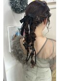 ヘアセット　成人式　メイク　着付け　まつげパーマ　那覇