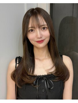 ロンドアヴァントゥス 池袋(Lond aventus) ミニウルフレイヤーカット顔周りカット前髪カット韓国ロング池袋