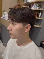 ノラ ギンザ(NORA GINZA)&nbsp;ナチュラルメンズヘアシャドウパーマフェザーパーマビジネスヘア