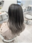 バレイヤージュカラー×グレージュ!原田