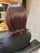 ボスコ 下北沢店(bosco) ピンク系カラー×外ハネボブ