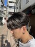 【毛流れ縮毛矯正】メンズカット＋縮毛矯正￥13,860～