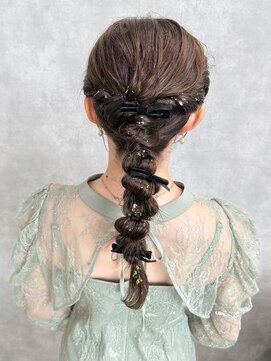 ベル(belle) ヘアセット/レイヤーカット/エクステ/暖色カラー[天文館]