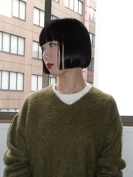 ヘーゼル 博多(HAZEL.) #ミニボブ#縮毛矯正