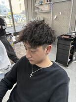 ルートバイドット 町田店(root by dot.) 刈り上げマッシュ×ストレートツイスト