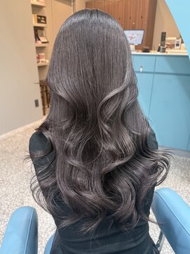 ボタン 熊本(VOTAN) 水光カラー/レイヤーカット/髪質改善/中明度/韓国ヨシンモリ