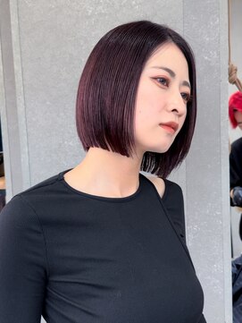 ロンド 表参道店(Lond) ◇暗めカラー/レイヤーカット/ボブ/髪質改善ストレート/表参道