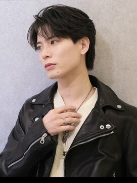 ビカムメンズヘアー 栄店(become men's hair) フェザーパーマフェザーショートニュアンスパーマセンターパート