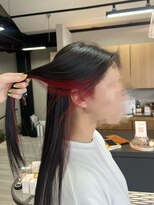 アリカ(arika) 赤 イヤリングカラー