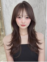 リンク(Link Hair&Spa)&nbsp;【ハッシュカット】韓国巻き/ダークアッシュグレージュ