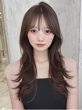 リンク(Link Hair&Spa) 【ハッシュカット】韓国巻き/ダークアッシュグレージュ