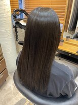 ヘアリゾート粋 トゥジュ 池袋東口店(tujuh) 透明感ダークブラウン/艶髪ストレート/髪質改善
