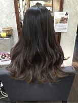 フェリシータ 総持寺店(felicita)&nbsp;暗髪イノセントグラデーション♪ルーズミックス巻き