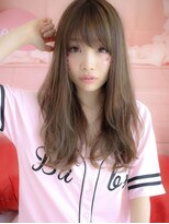 マーリャヘアー(mallia hair) ゆるふわアッシュグレージュロングby塚本あつし