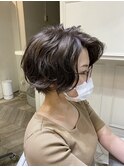 《tomi》ハンサムショート×ニュアンスウェーブパーマ