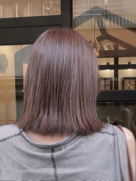 ビンカ ヘアー(Vinca hair) 切りっぱなし♪ピンクグレージュカラー