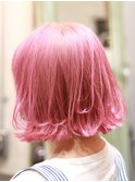 【kimi自由が丘】ケアブリーチ × ピンクカラー