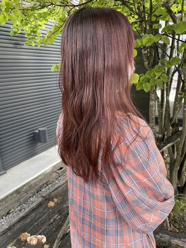 ヘアラウンジ アングゥ(hair lounge ungu) ピンクブラウンカラー