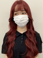 コト 福井大和田店(coto)&nbsp;福井　大和田　ハイトーン　ボルドーカラー　ワインレッド　艶髪