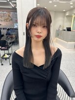 ロンド マーレ 天神大名店(Lond mare) フェミニン/ダークアッシュ/束感/チョコレートブラウン