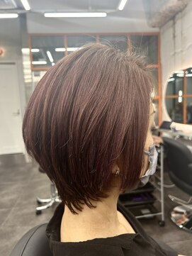 エイト 立川店(EIGHT) ☆ミセスショート×パープルベージュ☆