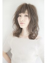 アフロディーテ 銀座(APHRODITE GINZA)&nbsp;黒髪/グレーベージュ/レイヤーロング/前髪パーマ/銀座