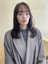 スニュウ(snuw)&nbsp;【snuw mina】レイヤーカット/グレイジュカラー