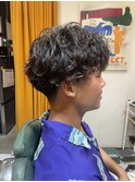 刈り上げパーマ