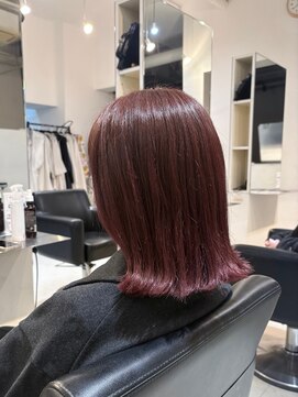 グランアディクト(Gran addict) くびれボブ×ピンクブラウン