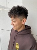 【刈り上げショート】ツーブロック　スペインカール　名古屋