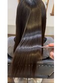【癖によるうねり】髪質改善ストレート