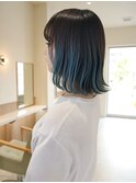 透明感ブルーグラデーション【若江岩田】
